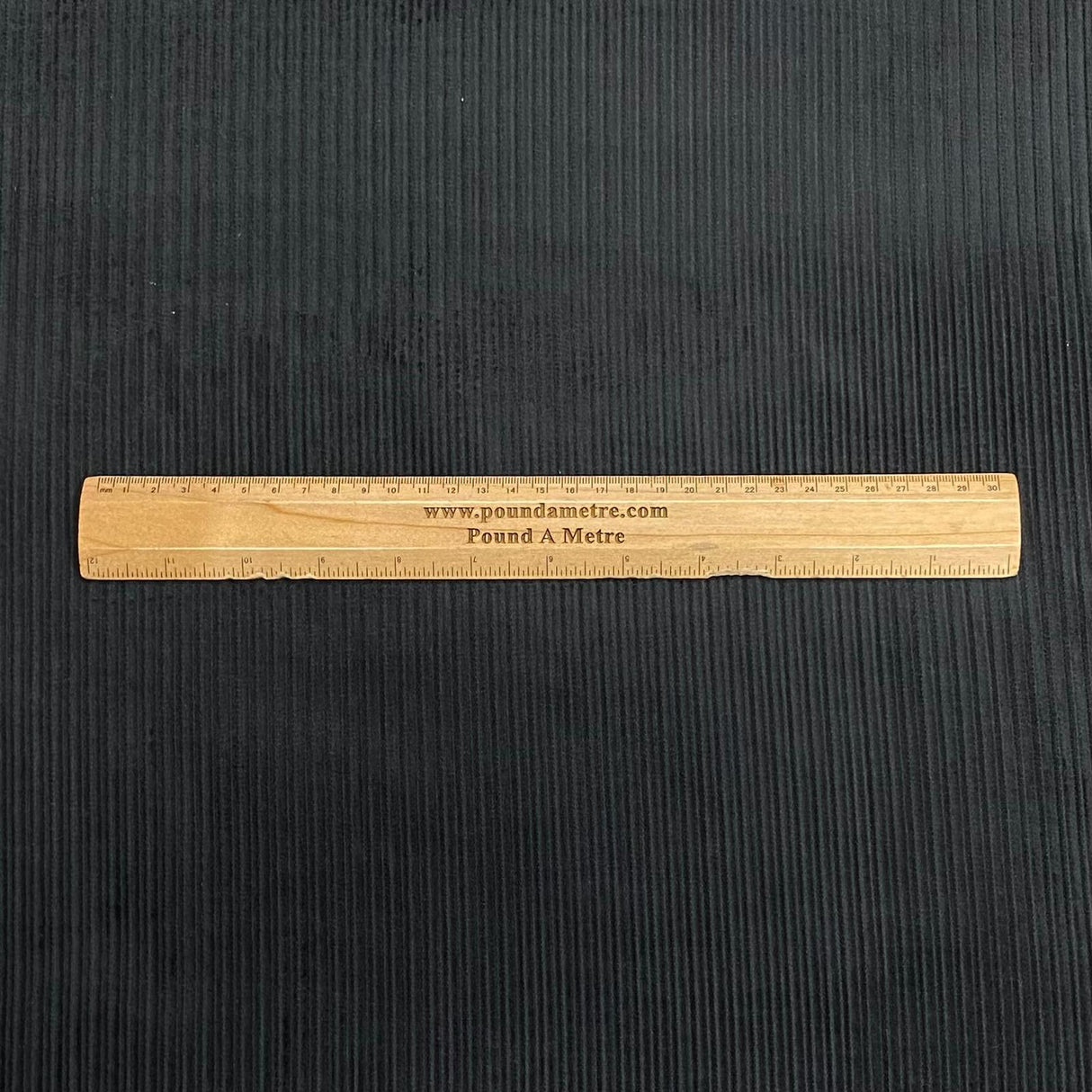 Pound A Metre 3 Metres Premium Super Soft Cotton Needle Corduroy- 55" Wide (Black)