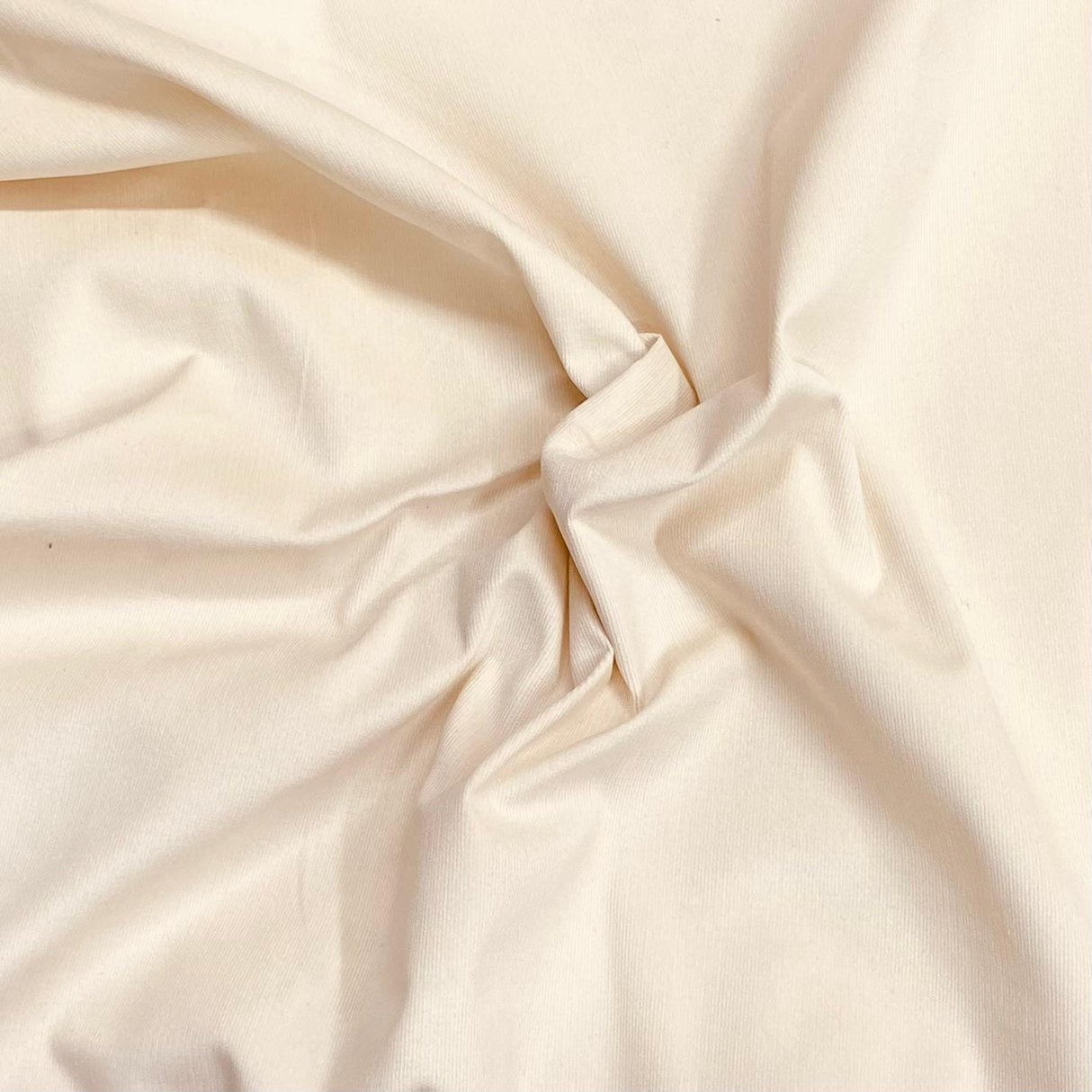 Pound A Metre 3 Metres Premium Super Soft Cotton Needle Corduroy- 55" Wide (Cream) (EOL)