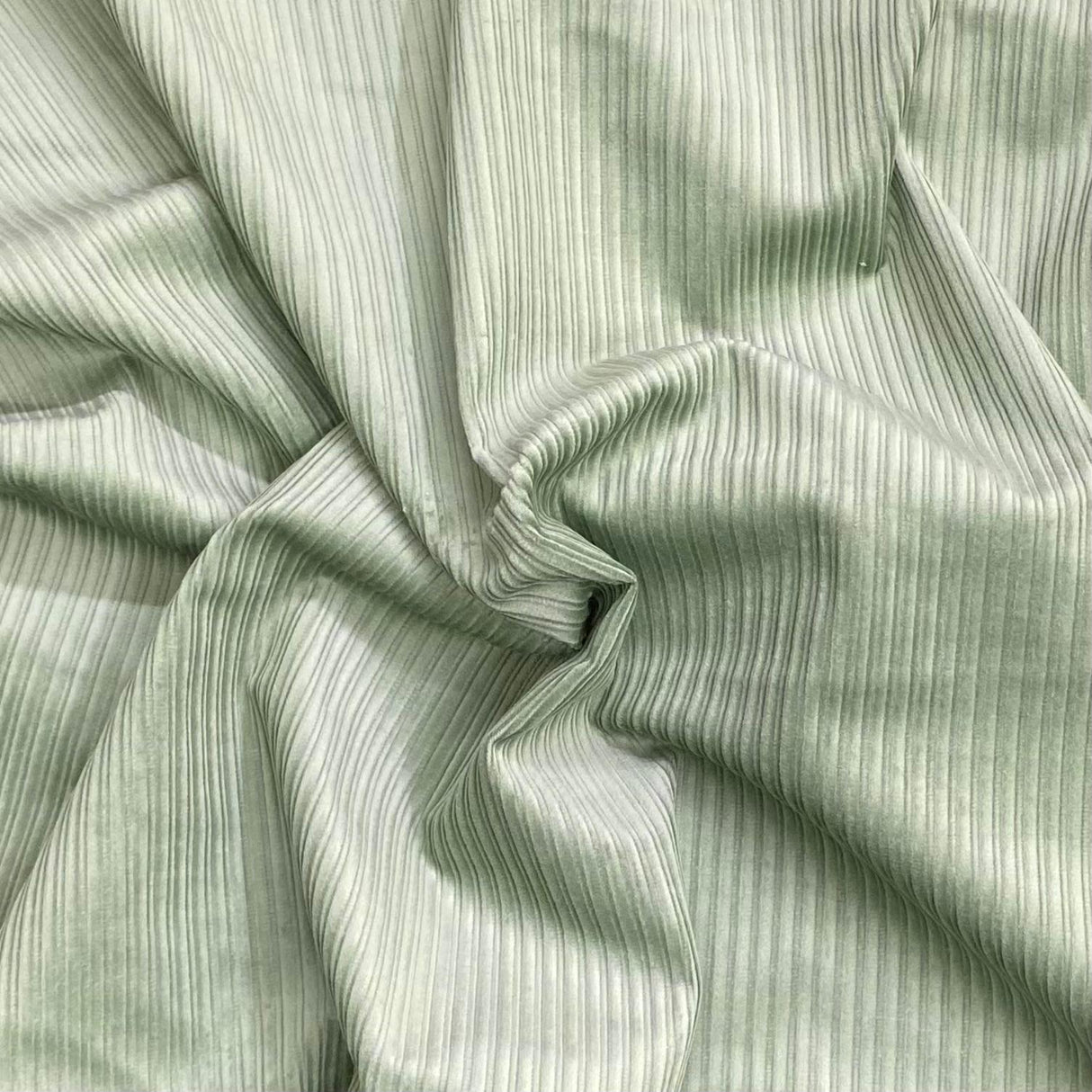 Pound A Metre 3 Metres Premium Super Soft Cotton Needle Corduroy- 55" Wide (Sage)