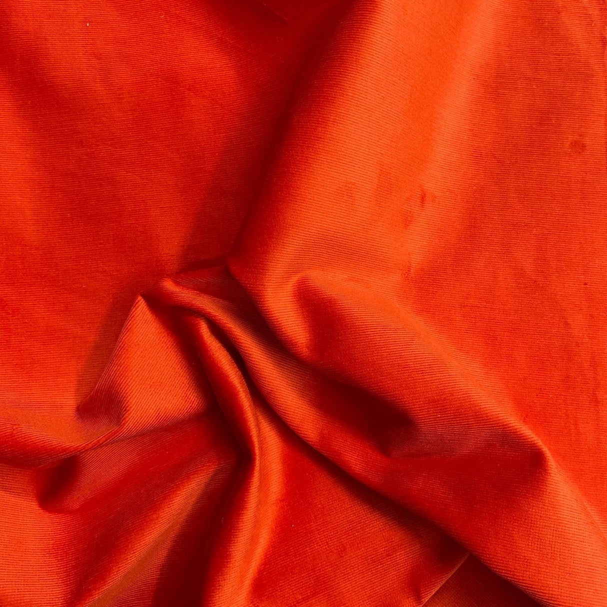 Pound A Metre 3 Metres Premium Super Soft Cotton Needle Corduroy- 55" Wide (Tangerine)
