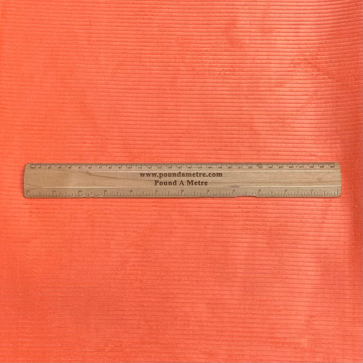 Pound A Metre 3 Metres Premium Super Soft Cotton Needle Corduroy- 55" Wide (Terracotta)