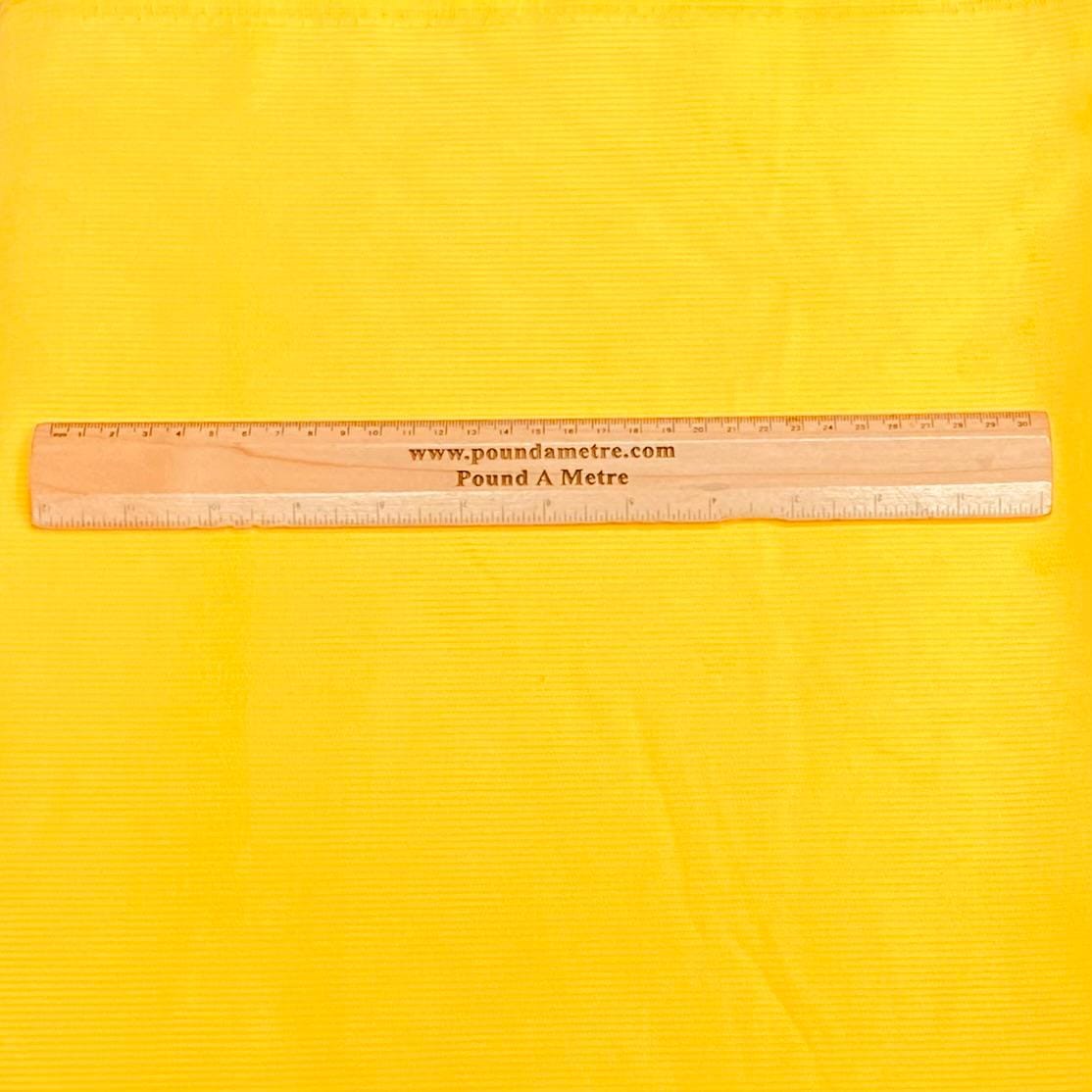 Pound A Metre 3 Metres Premium Super Soft Cotton Needle Corduroy- 55" Wide (Yellow)