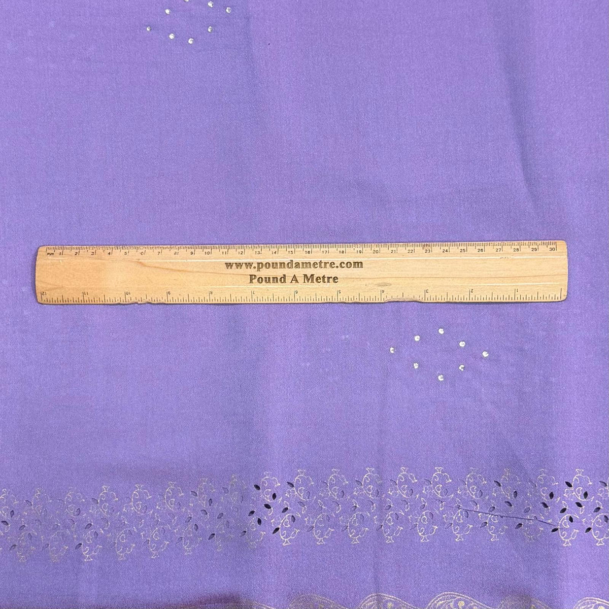 Pound A Metre 3 Metres Premium Two-Tone Crepe Fabric – 45" Wide (Lilac)