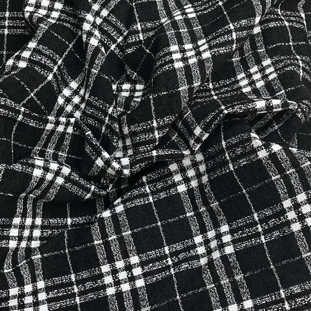 Pound A Metre 3 Metres Premium Wool Rich Fabric 55" Wide (Checkers)