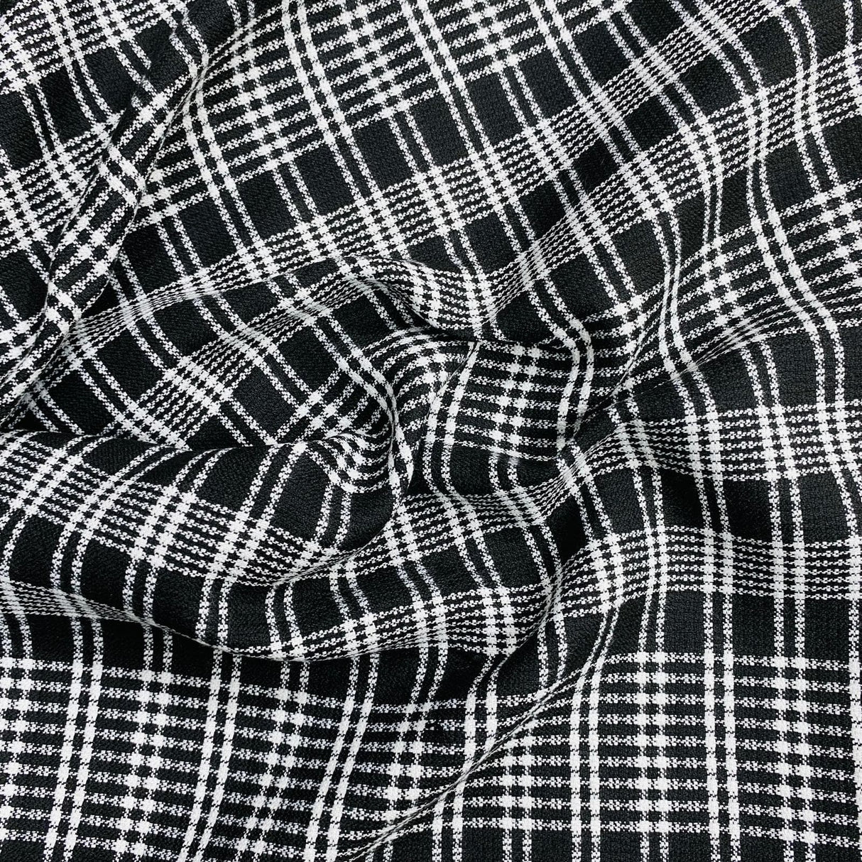 Pound A Metre 3 Metres 3 Metres Premium Wool Rich Fabric 55" Wide (Chess)