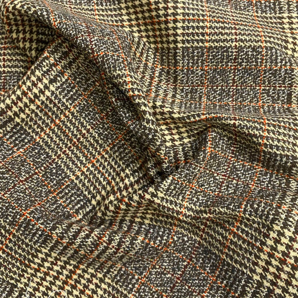 Pound A Metre 3 Metres Premium Wool Rich Fabric 55" Wide (Dark Brown)