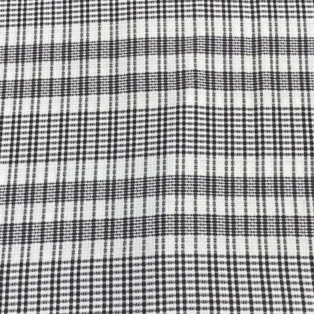 Pound A Metre 3 Metres 3 Metres Premium Wool Rich Fabric 55" Wide (White & Black)