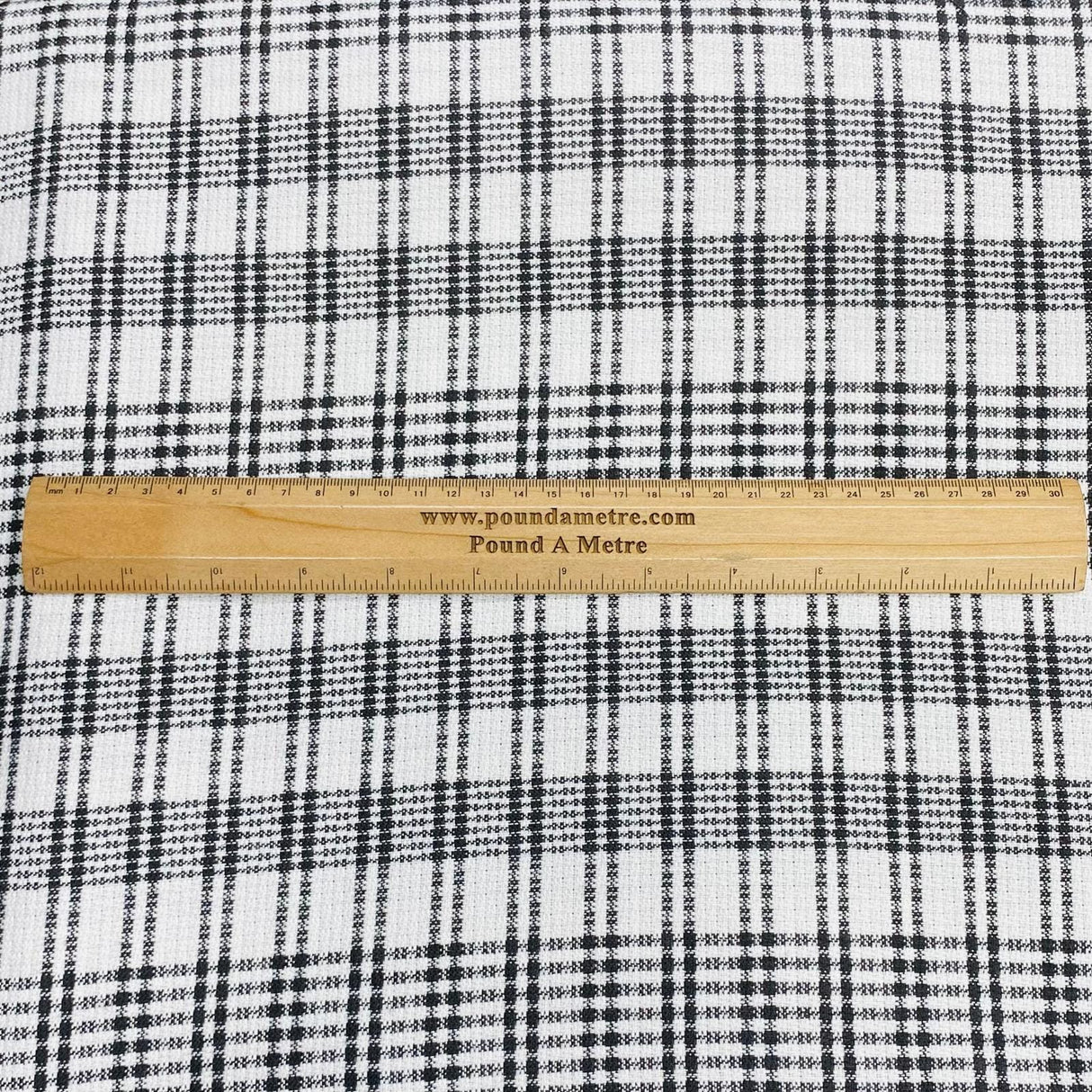 Pound A Metre 3 Metres 3 Metres Premium Wool Rich Fabric 55" Wide (Zebra)