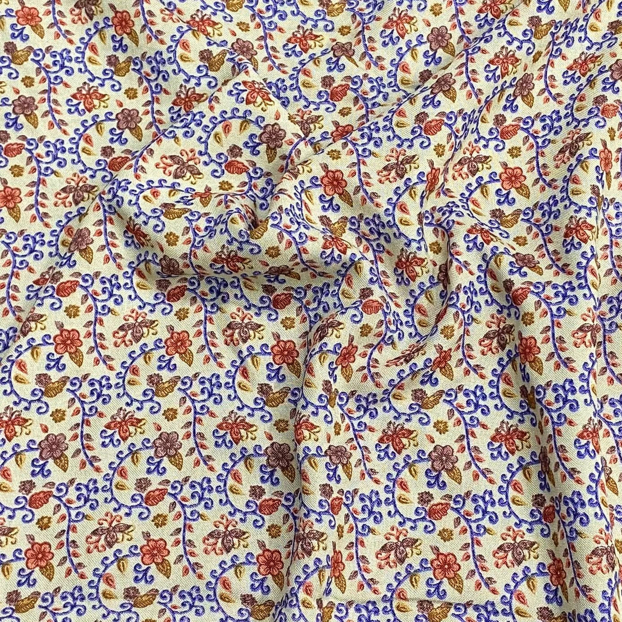 Pound A Metre 3 Metres Printed Alphine Fabric 36'' Wide - (Beige ) (EOL)