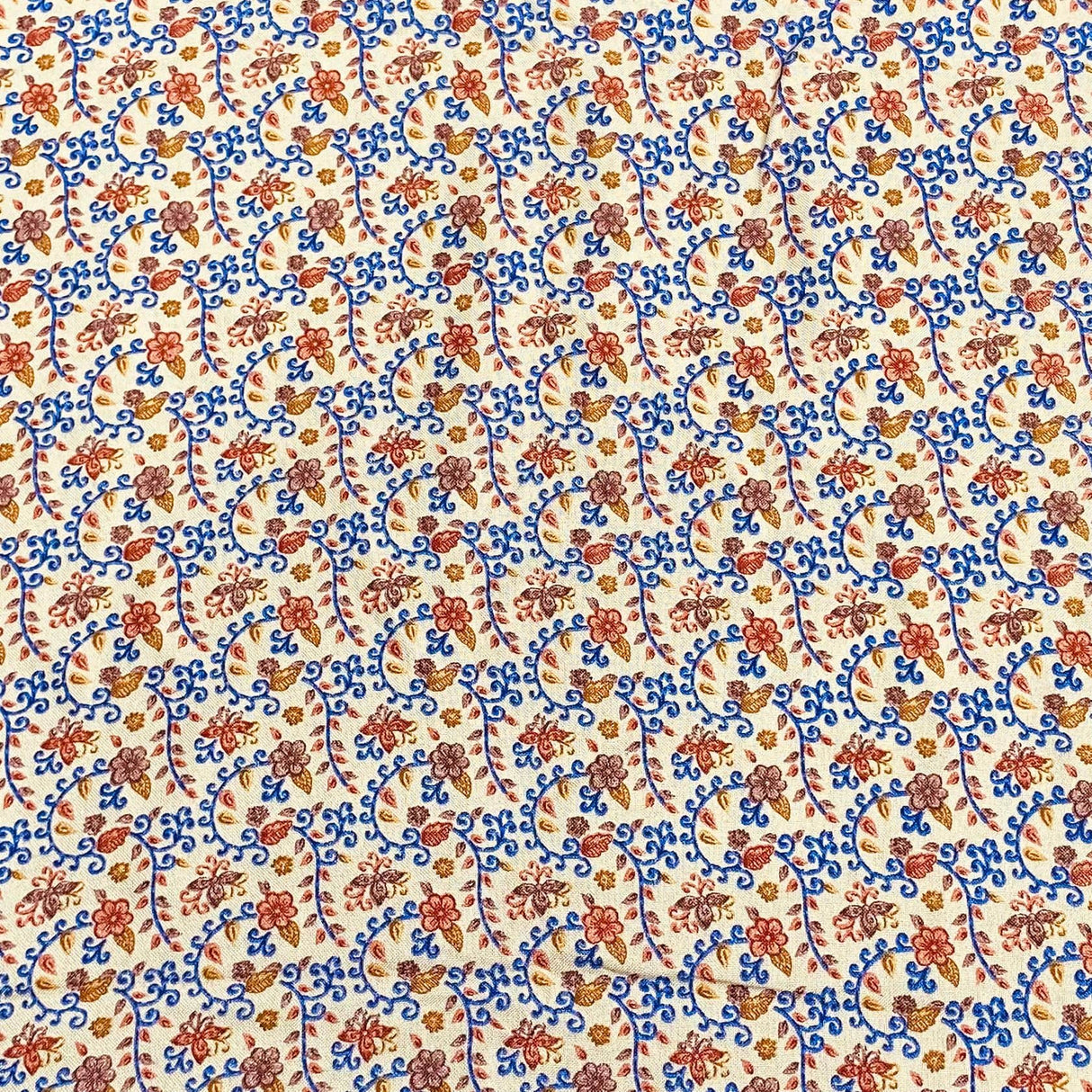 Pound A Metre 3 Metres Printed Alphine Fabric 36'' Wide - (Beige ) (EOL)