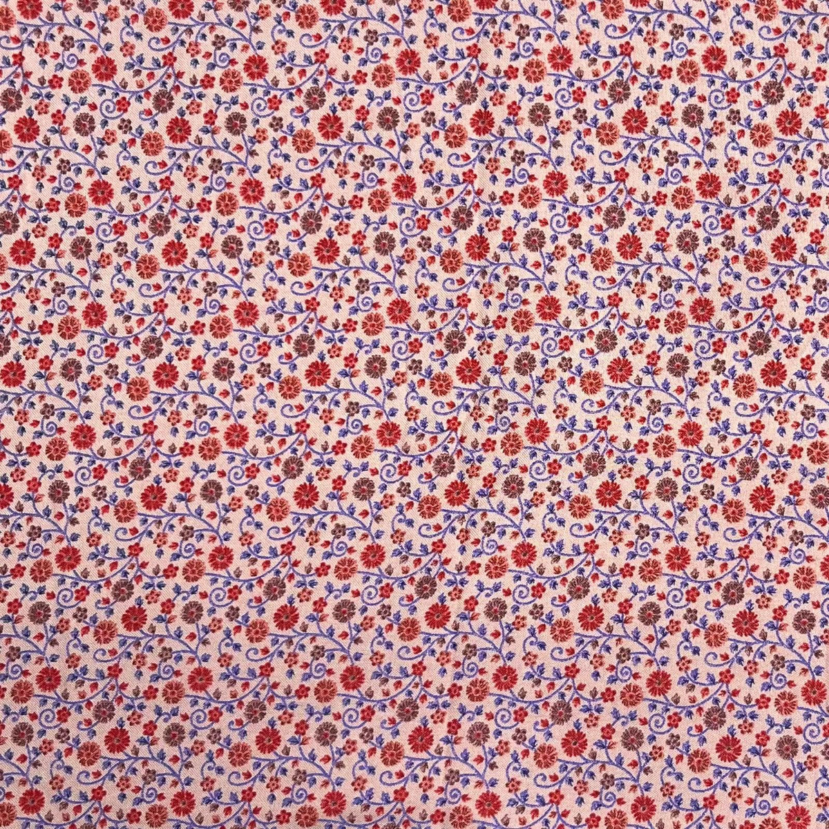 Pound A Metre 3 Metres Printed Alphine Fabric 36'' Wide - (Peach Floral)
