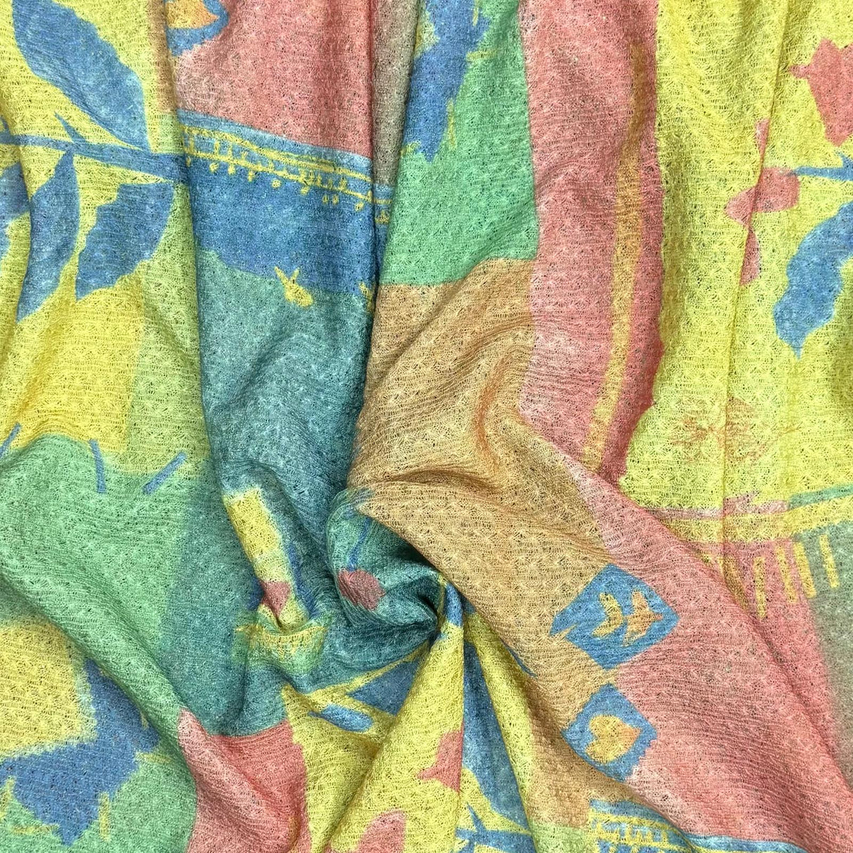 Pound A Metre 3 Metres Printed Benjamin Jersey 55" Wide (Gardens)