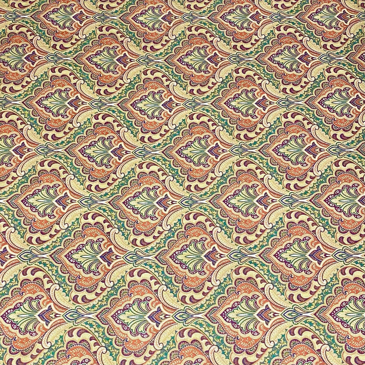 Pound A Metre 3 Metres 3 Metres Printed Cashmere Effect Crepe Fabric- 45" Wide (Tawny)