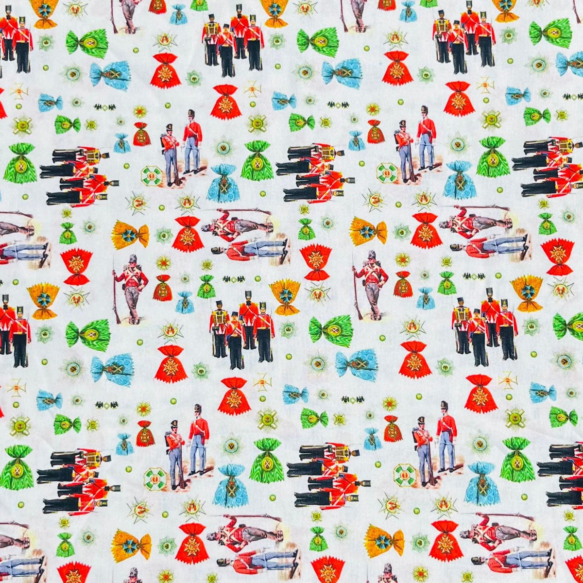 Pound A Metre 3 Metres Printed Cotton Fabric – 45 Inches Wide (Men)