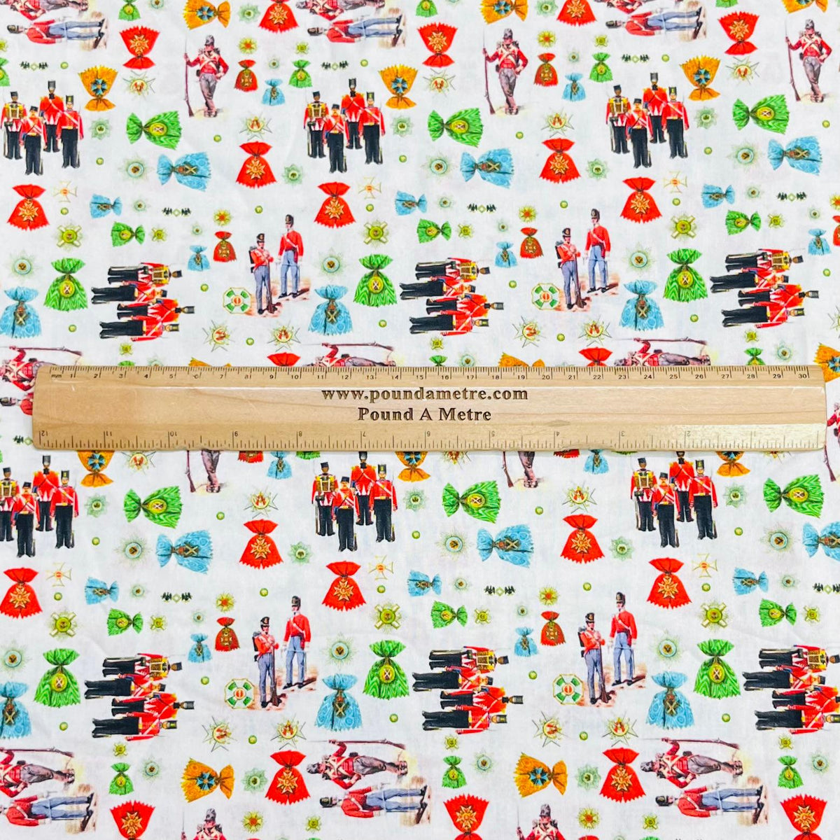 Pound A Metre 3 Metres Printed Cotton Fabric – 45 Inches Wide (Men)