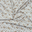 Pound A Metre 3 Metres Printed Dress Making Viscose- 55" Wide (Almond)