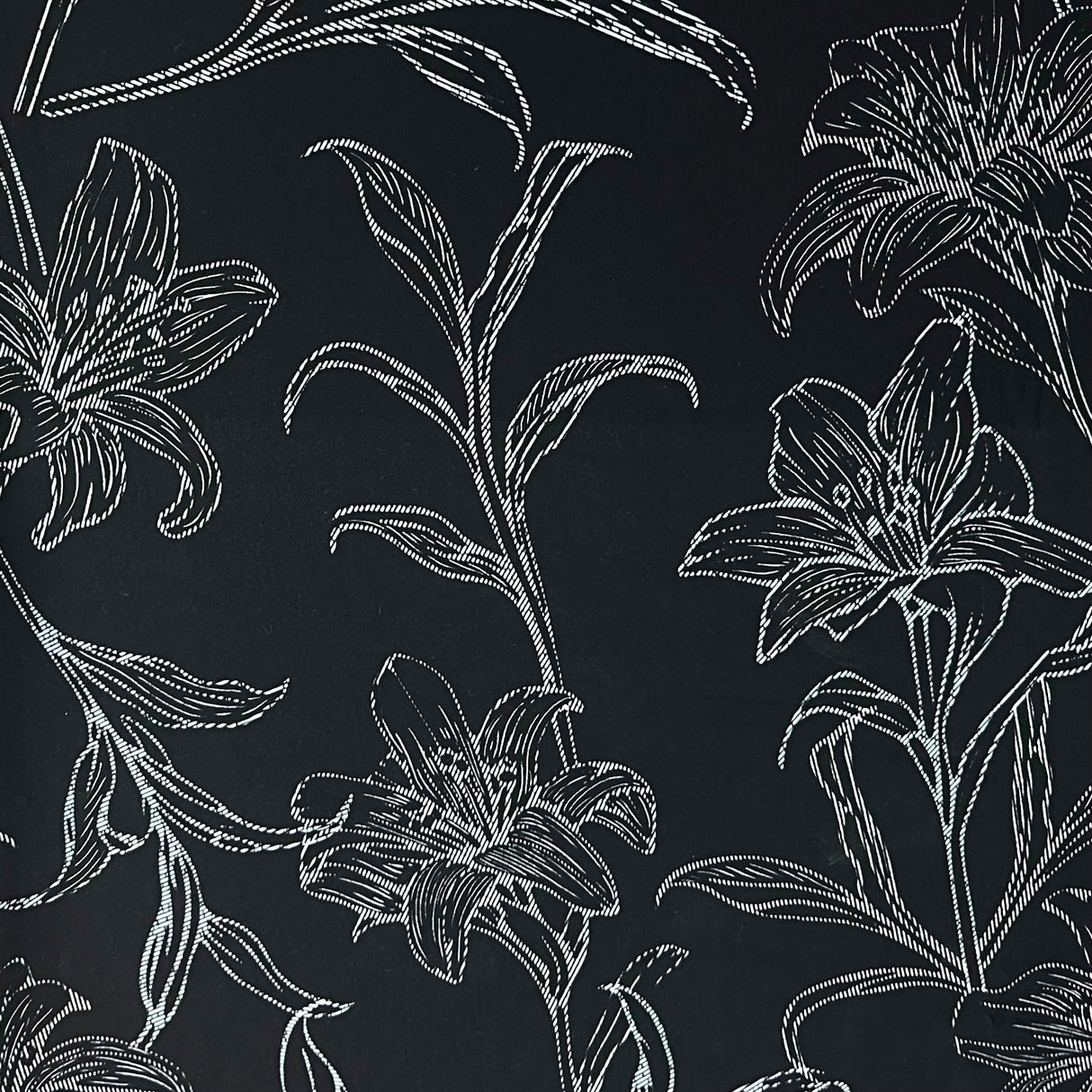 Pound A Metre 3 Metres Printed Dressmaking Viscose Fabric – 55" Wide (Big Flower)