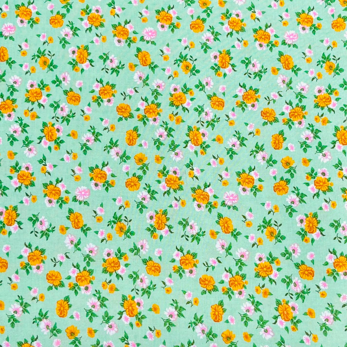 Pound A Metre 3 Metres Printed Dressmaking Viscose Fabric – 55" Wide (Leaf)