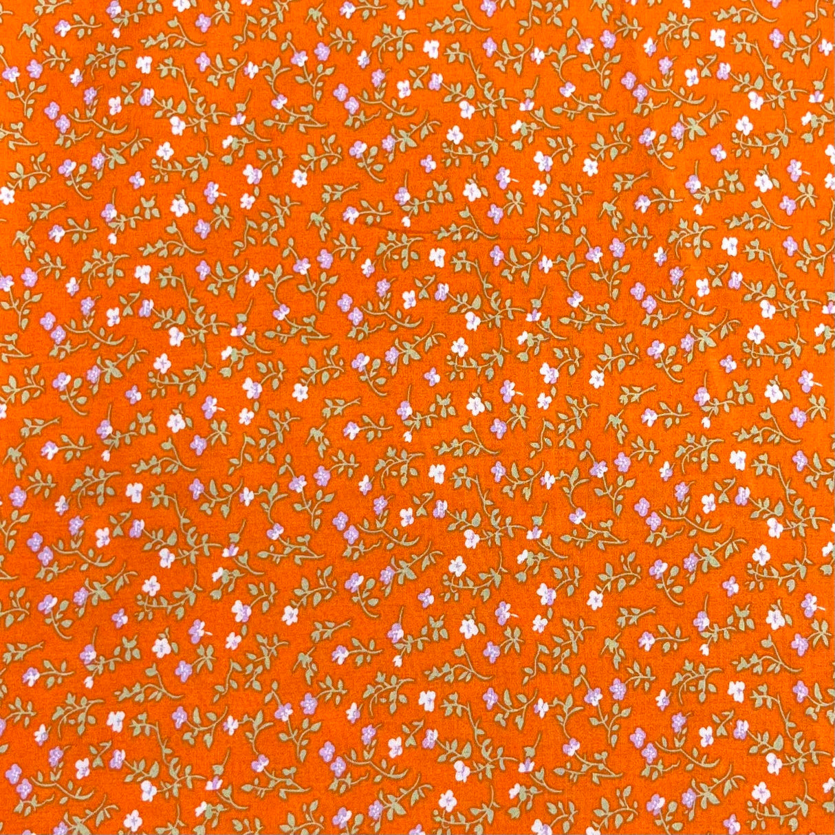 Pound A Metre 3 Metres Printed Dressmaking Viscose Fabric – 55" Wide (Orange)