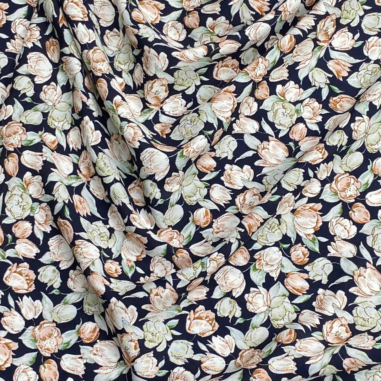 Pound A Metre 3 Metres, Printed Summer Dressmaking Viscose Fabric - 55" Wide (Bloom)