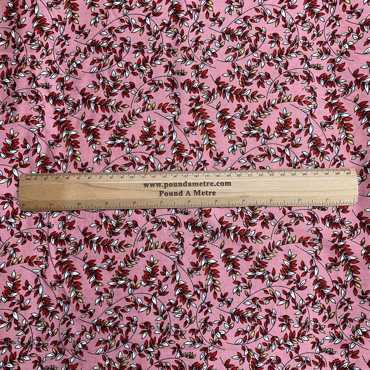 Pound A Metre 3 Metres, Printed Summer Dressmaking Viscose Fabric - 55" Wide (Enchanted Bramble)