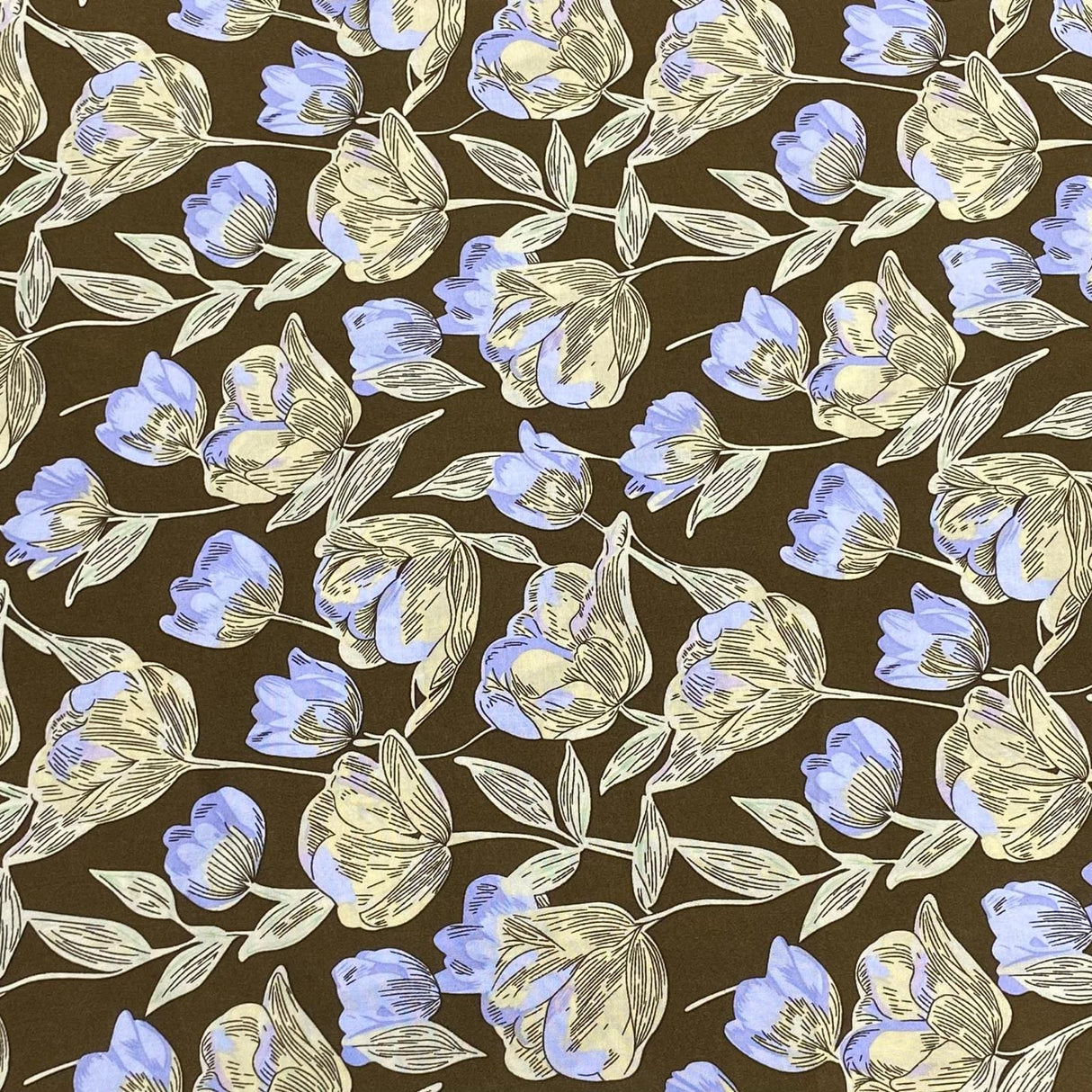 Pound A Metre 3 Metres, Printed Summer Dressmaking Viscose Fabric - 55" Wide (Viscose 18)