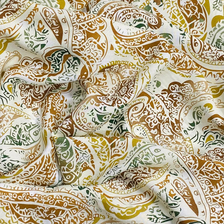 Pound A Metre 3 Metres, Printed Summer Dressmaking Viscose Fabric - 55" Wide (Viscose 24)