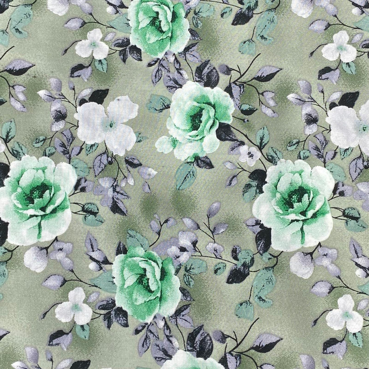 Pound A Metre 3 Metres, Printed Summer Dressmaking Viscose Fabric - 55" Wide (Viscose 35)