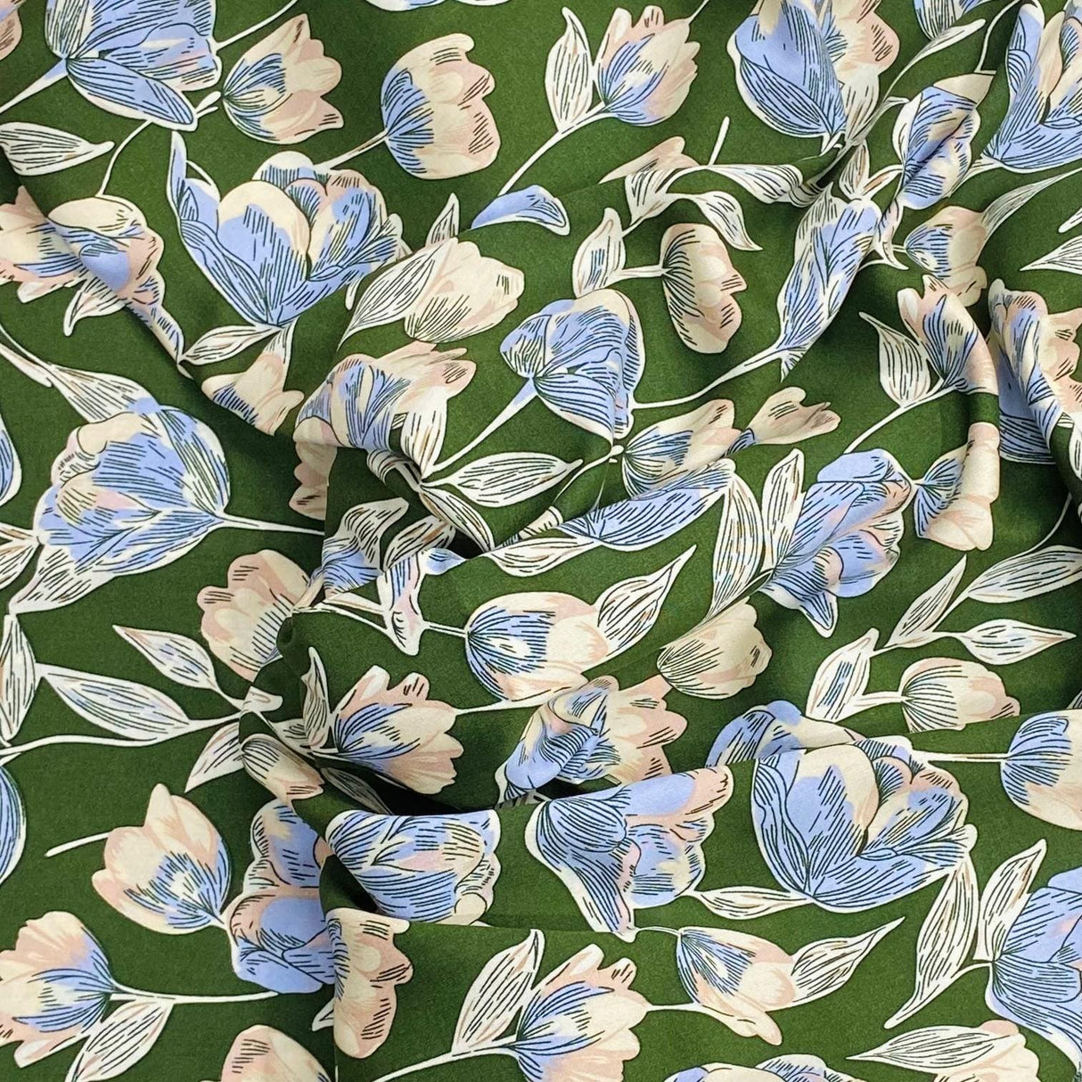 Pound A Metre 3 Metres, Printed Summer Dressmaking Viscose Fabric - 55" Wide (Viscose 39)