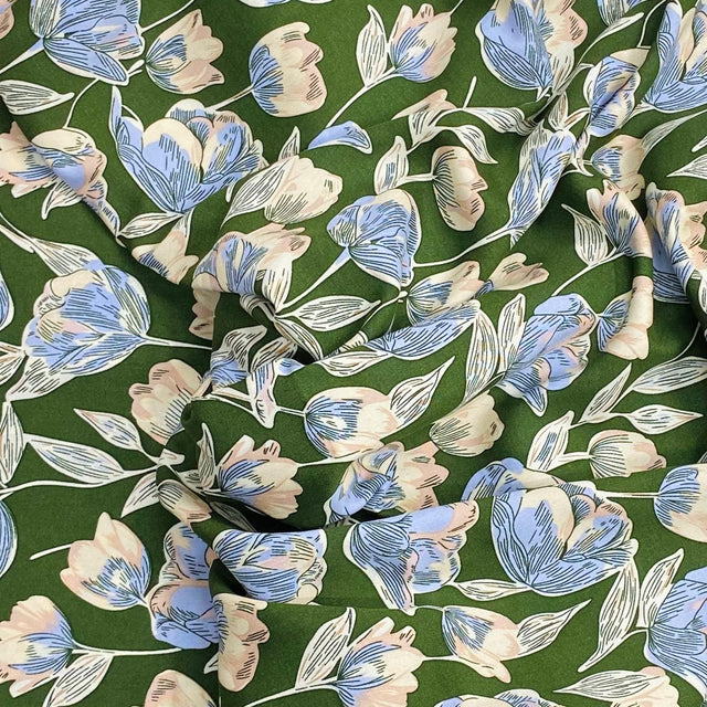 Pound A Metre 3 Metres, Printed Summer Dressmaking Viscose Fabric - 55" Wide (Viscose 39)