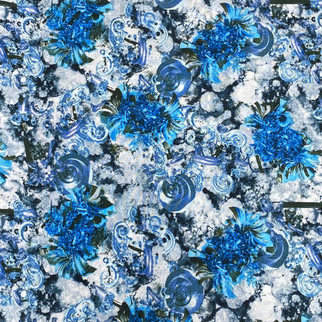 Pound A Metre 3 Metres, Printed Summer Dressmaking Viscose Fabric - 55" Wide (Viscose 5)