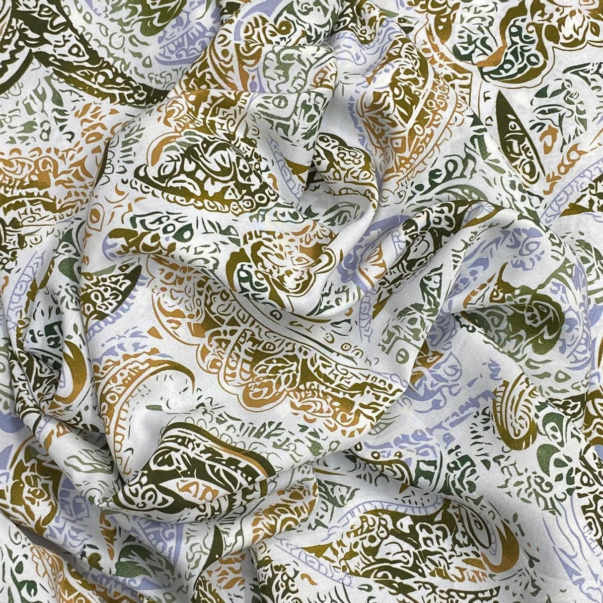 Pound A Metre 3 Metres, Printed Summer Dressmaking Viscose Fabric - 55" Wide (Viscose 54)