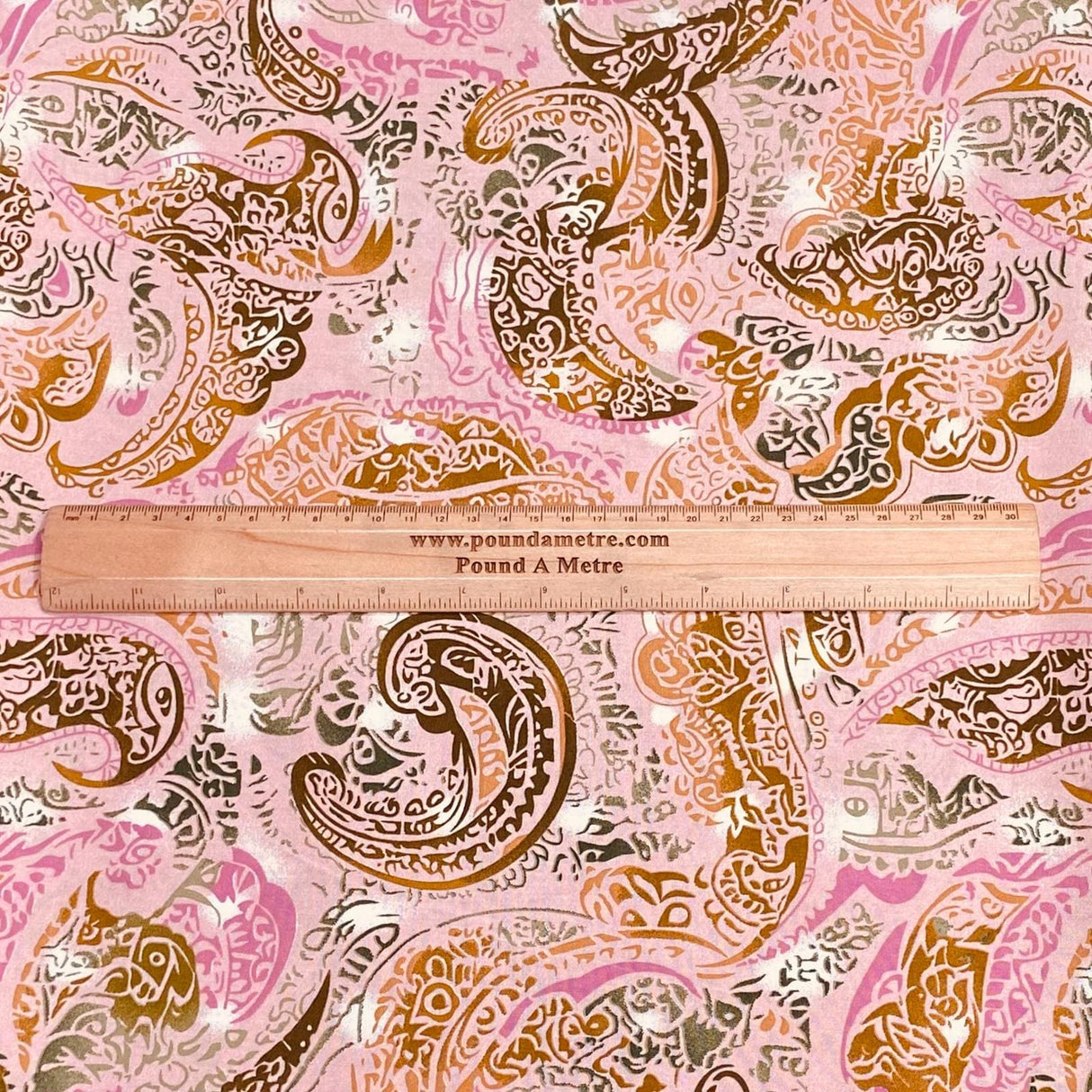 Pound A Metre 3 Metres, Printed Summer Dressmaking Viscose Fabric - 55" Wide (Viscose 6)