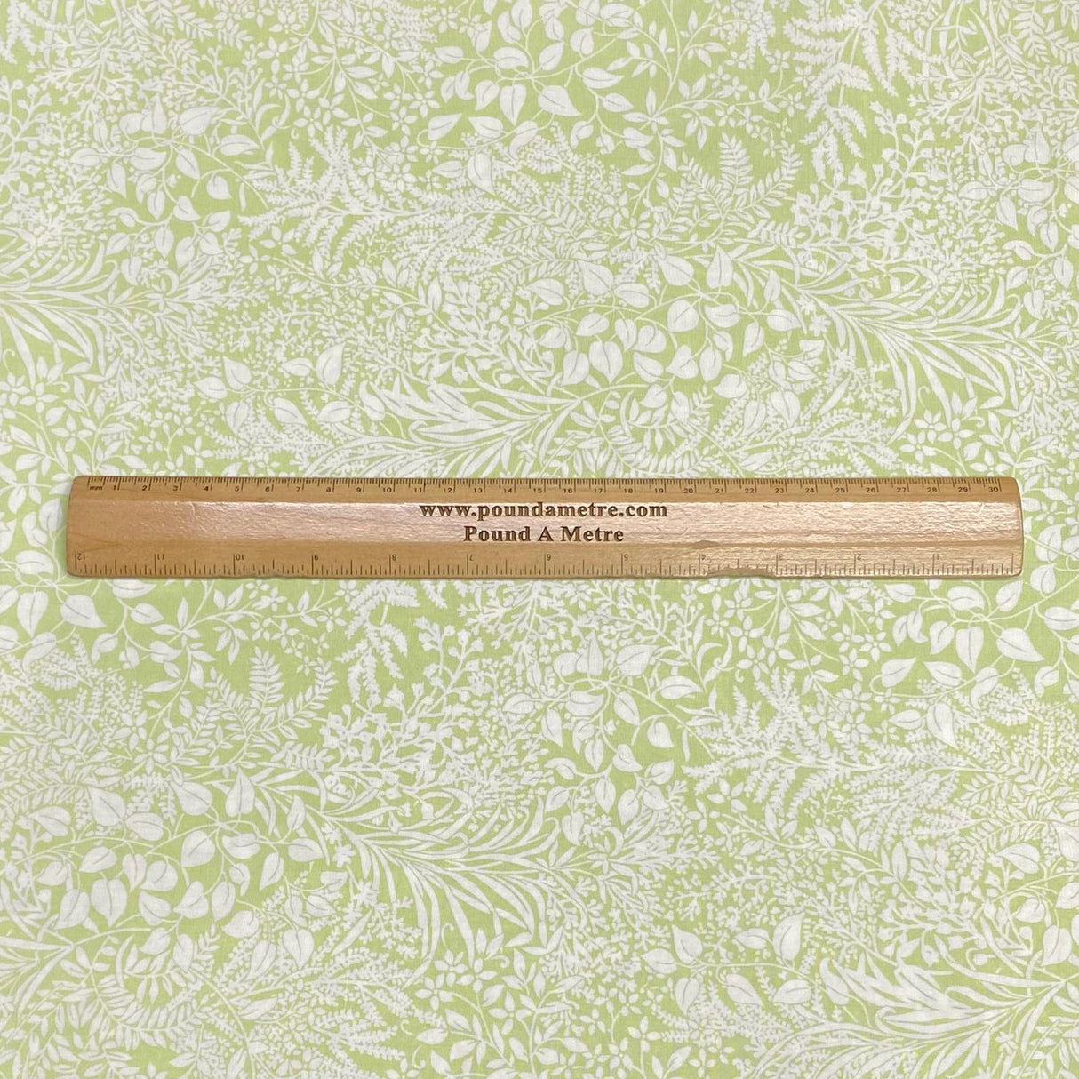 Pound A Metre 3 Metres, Printed Summer Dressmaking Viscose Fabric - 55" Wide (Yellow & White)