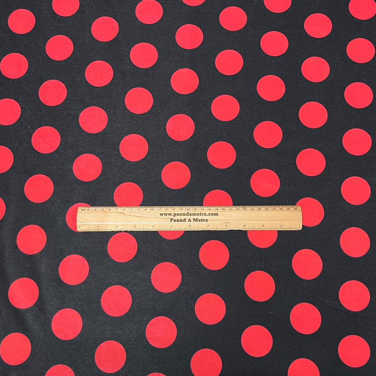 Pound A Metre 3 Metres, Printed Sweatshirt Jersey 55” Wide (Polka) (S1J)