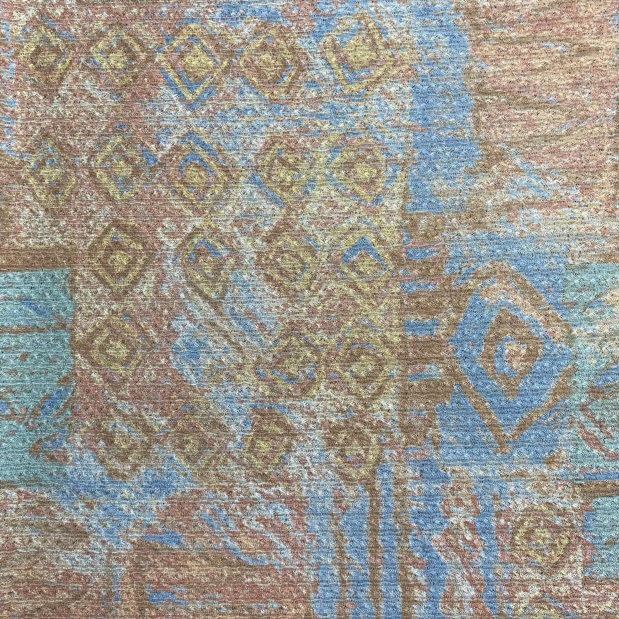 Pound A Metre 3 Metres 3 Metres Quality Printed Benjamin Knit Jersey - 55" Wide (Brown)