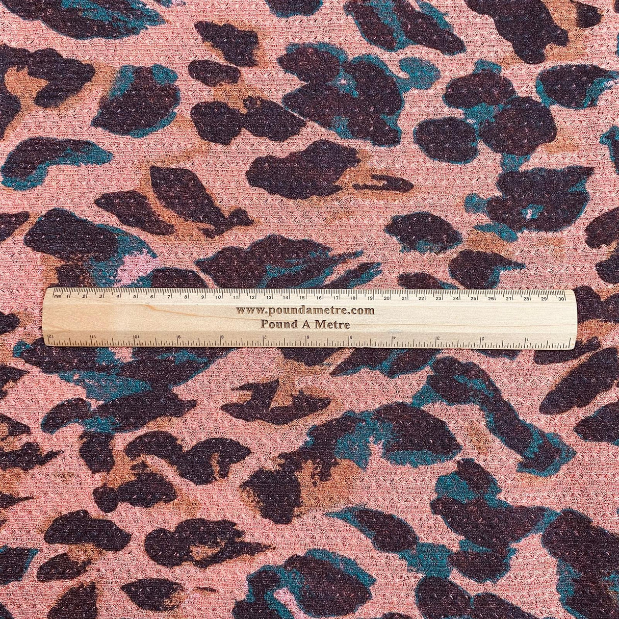 Pound A Metre 3 Metres 3 Metres Quality Printed Benjamin Knit Jersey - 55" Wide (Cheetah)