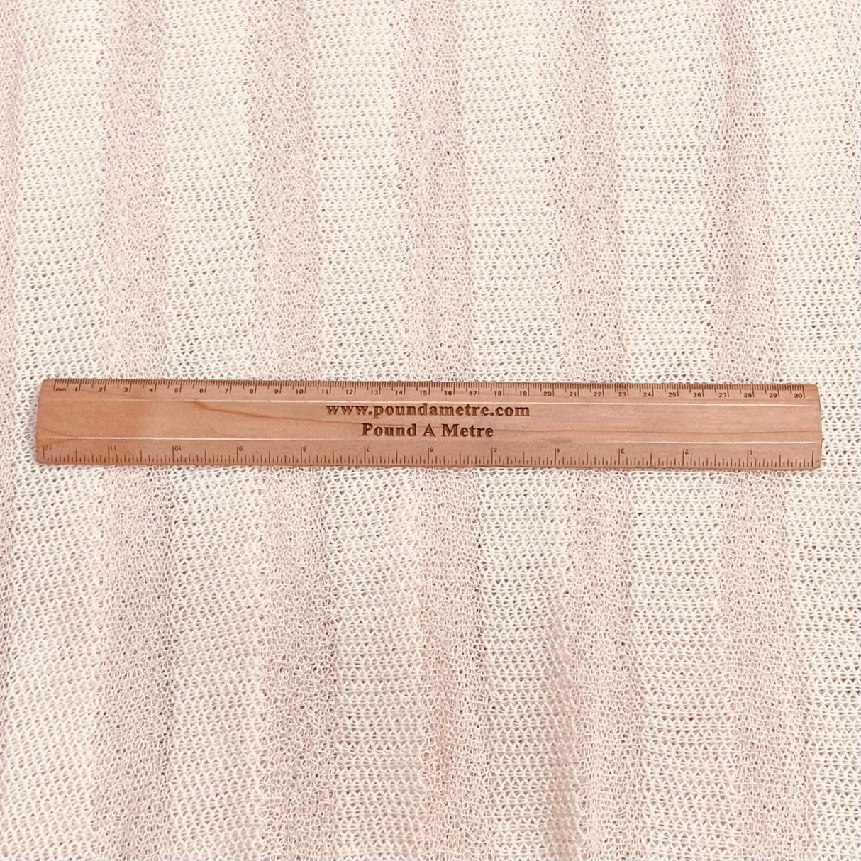 Pound A Metre 3 Metres 3 Metres Quality Printed Benjamin Knit Jersey - 55" Wide (Peachy Pink)