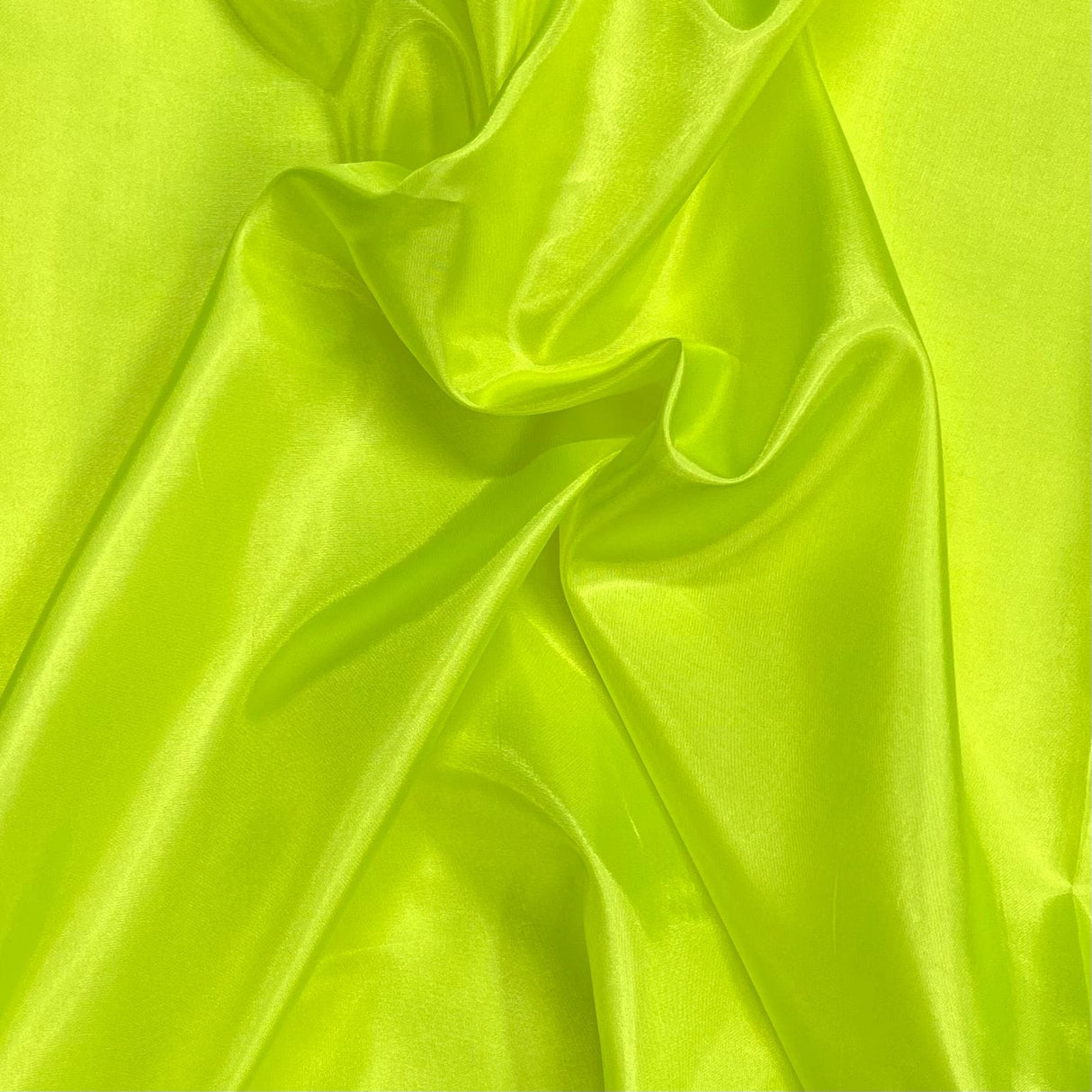 Pound A Metre 3 Metres Silky-Smooth Polyester Satin- 45" Wide (Lime)