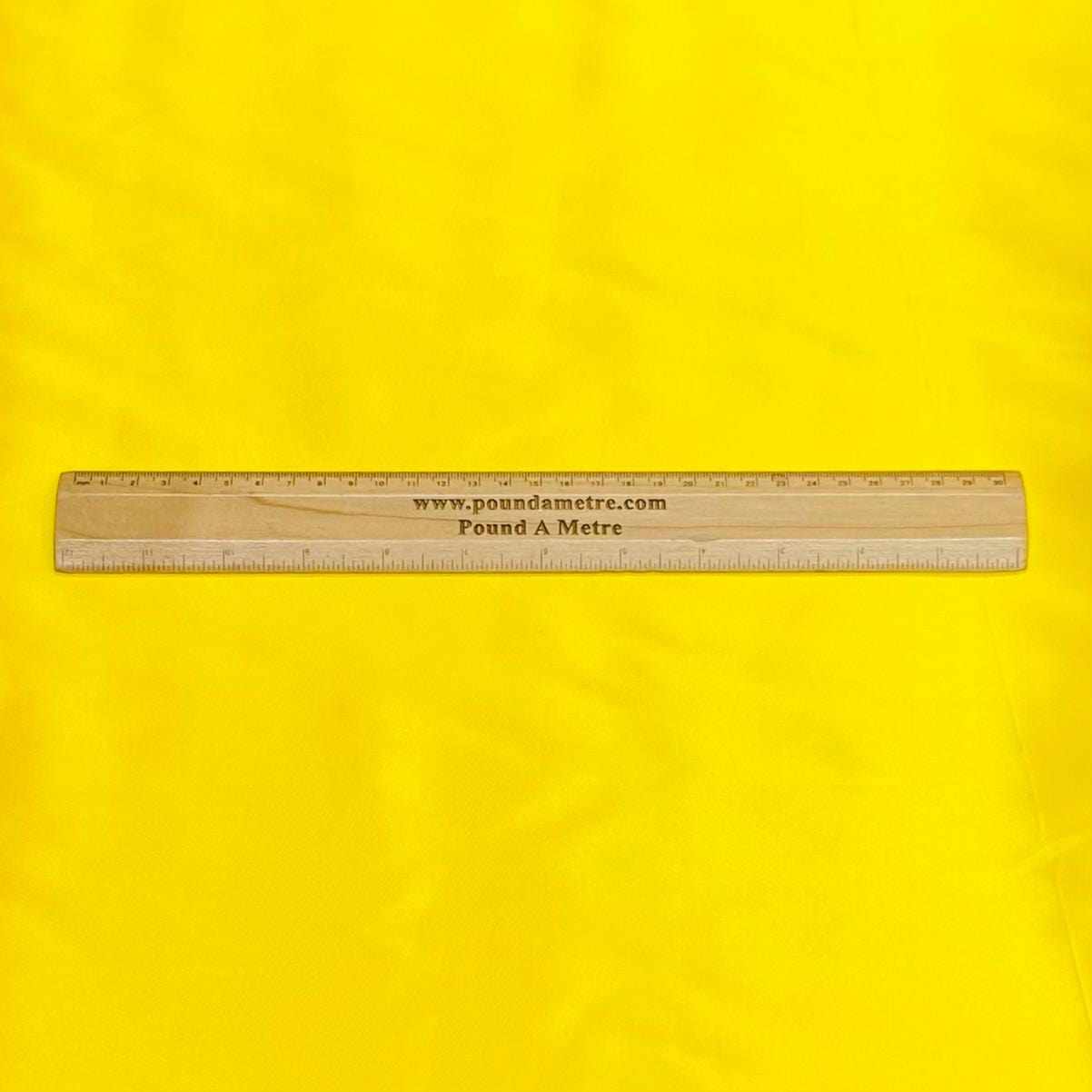 Pound A Metre 3 Metres Silky-Smooth Polyester Satin- 45" Wide (Yellow)