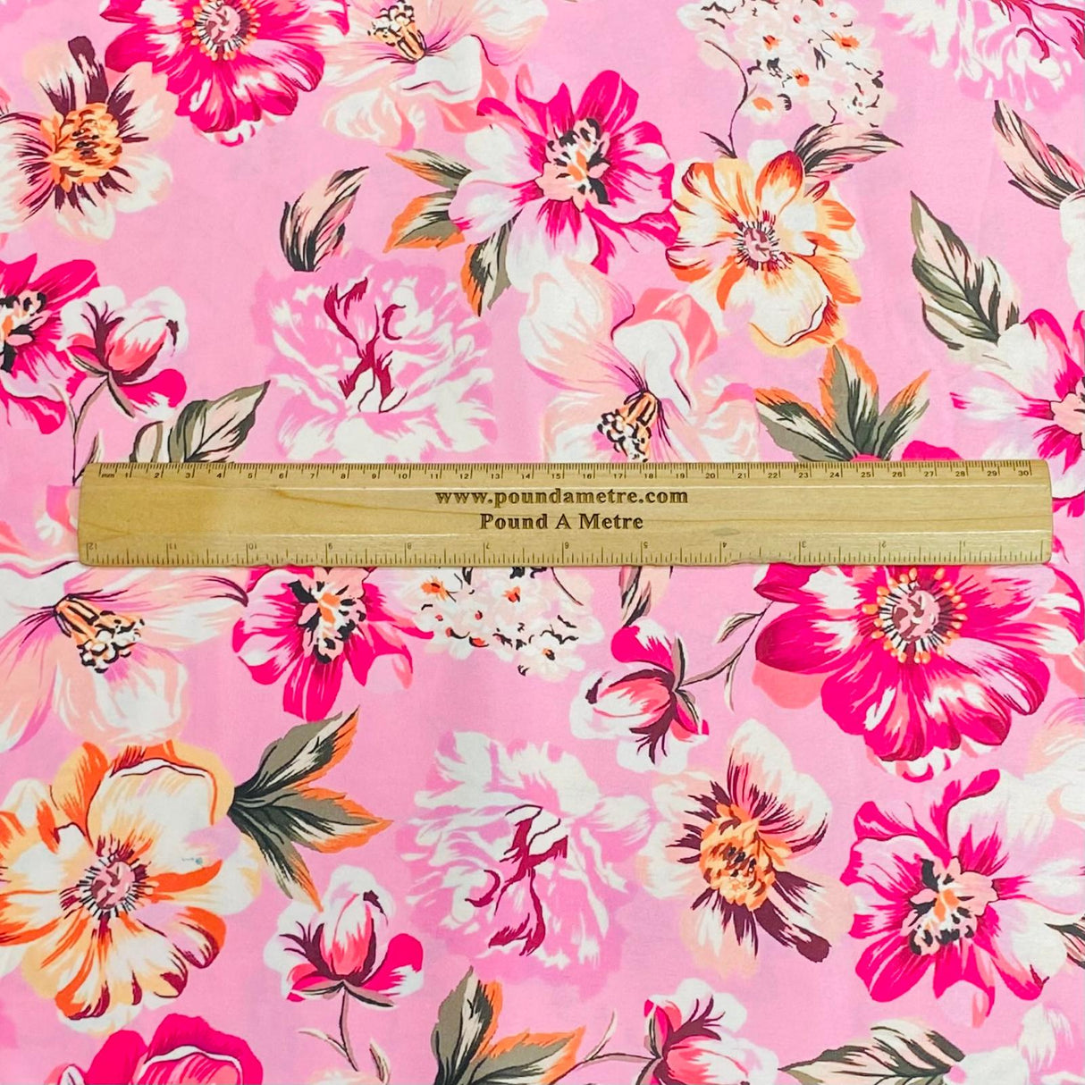 Pound A Metre 3 Metres Silky-Smooth Printed Satin- 45" Wide ()