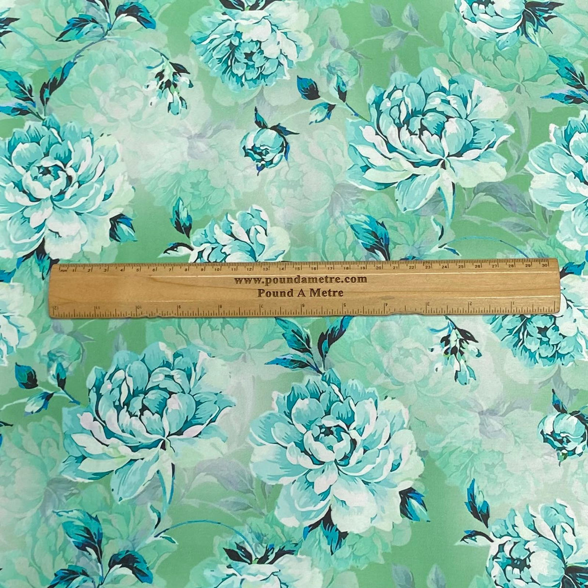 Pound A Metre 3 Metres Silky-Smooth Printed Satin- 45" Wide (River Flow)