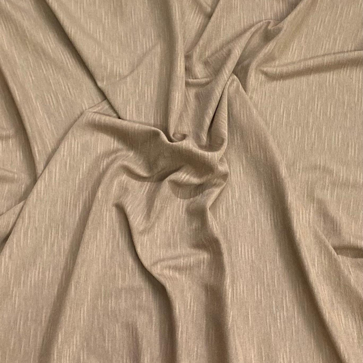 Pound A Metre 3 Metres Soft Bamboo Style Jersey 55" Wide (Brown)
