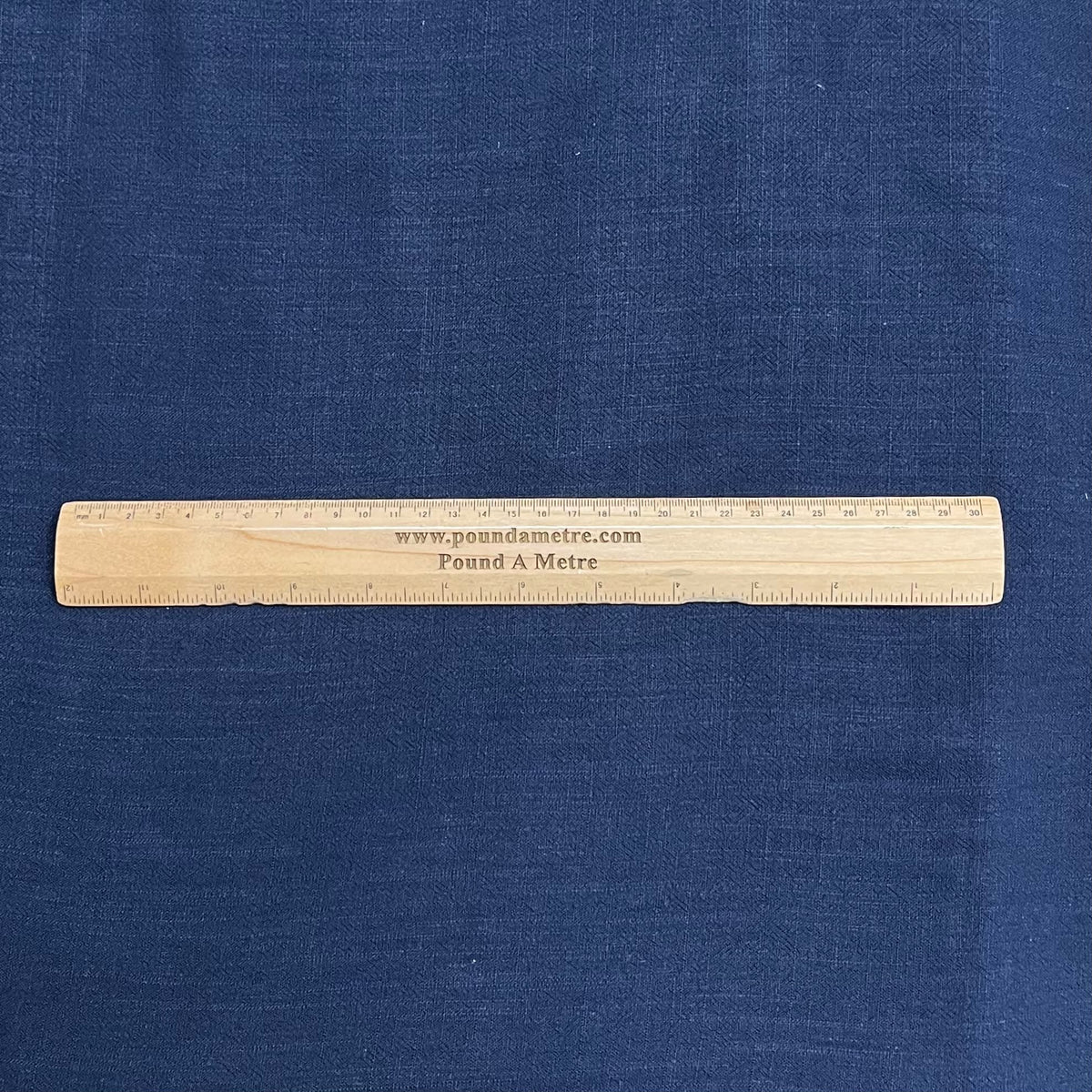 Pound A Metre 3 Metres Soft Cotton Blend Linen – 55" Wide (Navy)