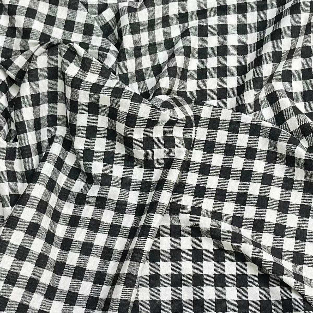 Pound A Metre 3 Metres Soft Crepe Jersey 55" Wide (Black & White)