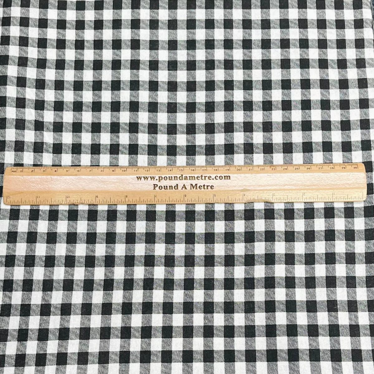 Pound A Metre 3 Metres Soft Crepe Jersey 55" Wide (Black & White)