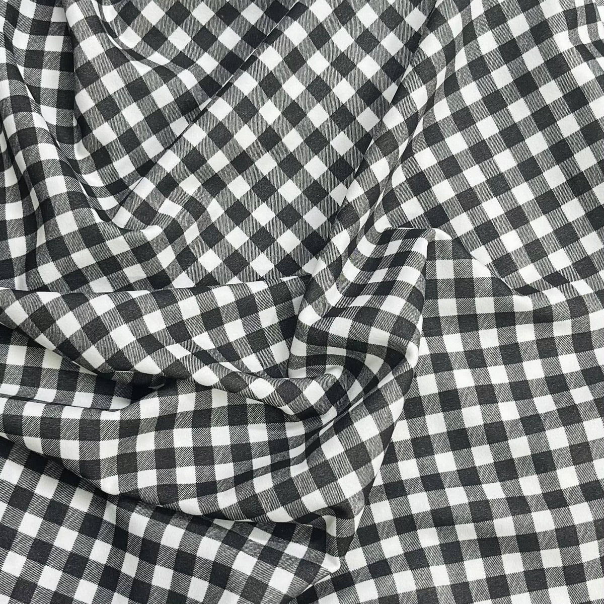 Pound A Metre 3 Metres Soft Crepe Jersey 55" Wide (Check)