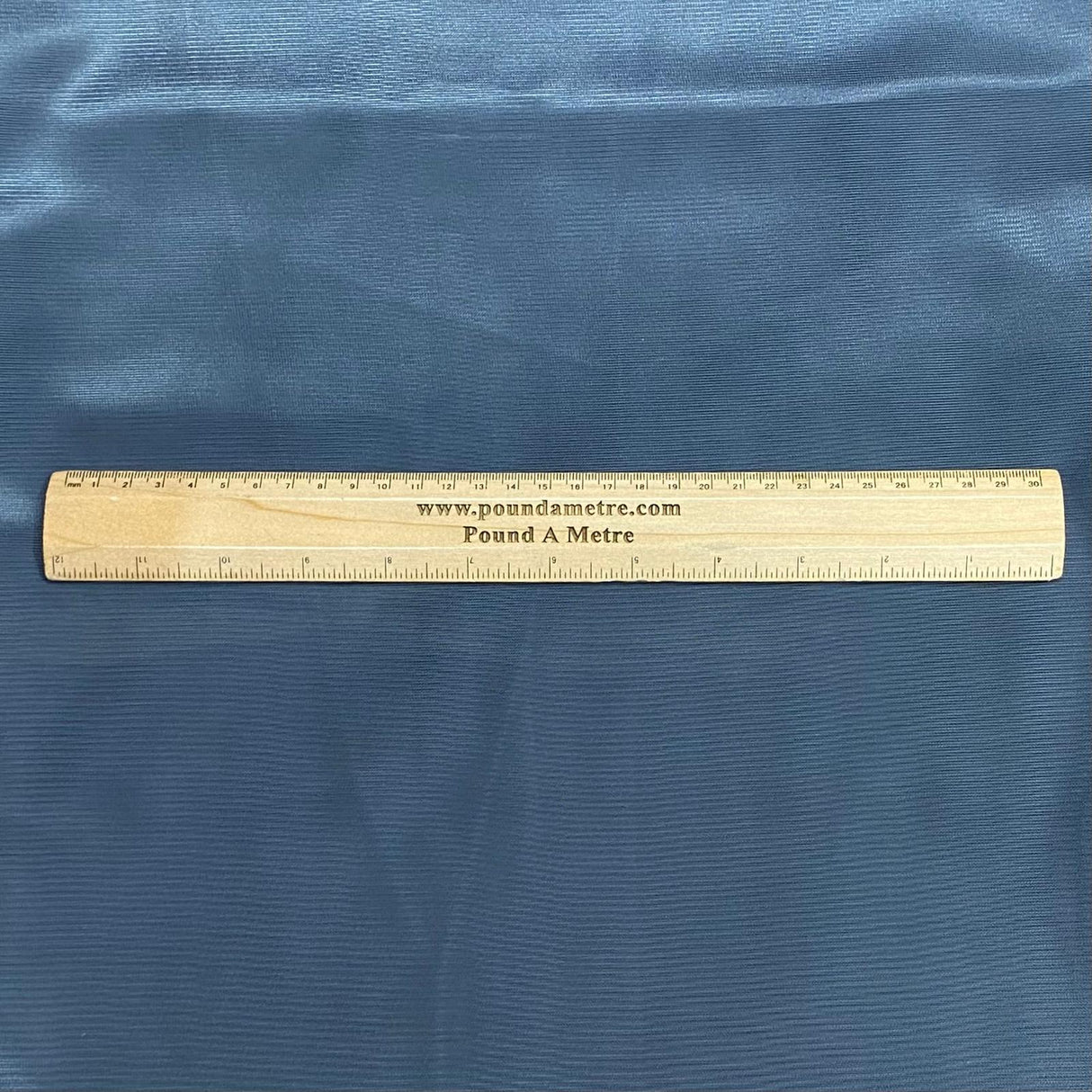 Pound A Metre 3 Metre 3 Metres Soft Glossy Organza 55" Wide (Petrol)