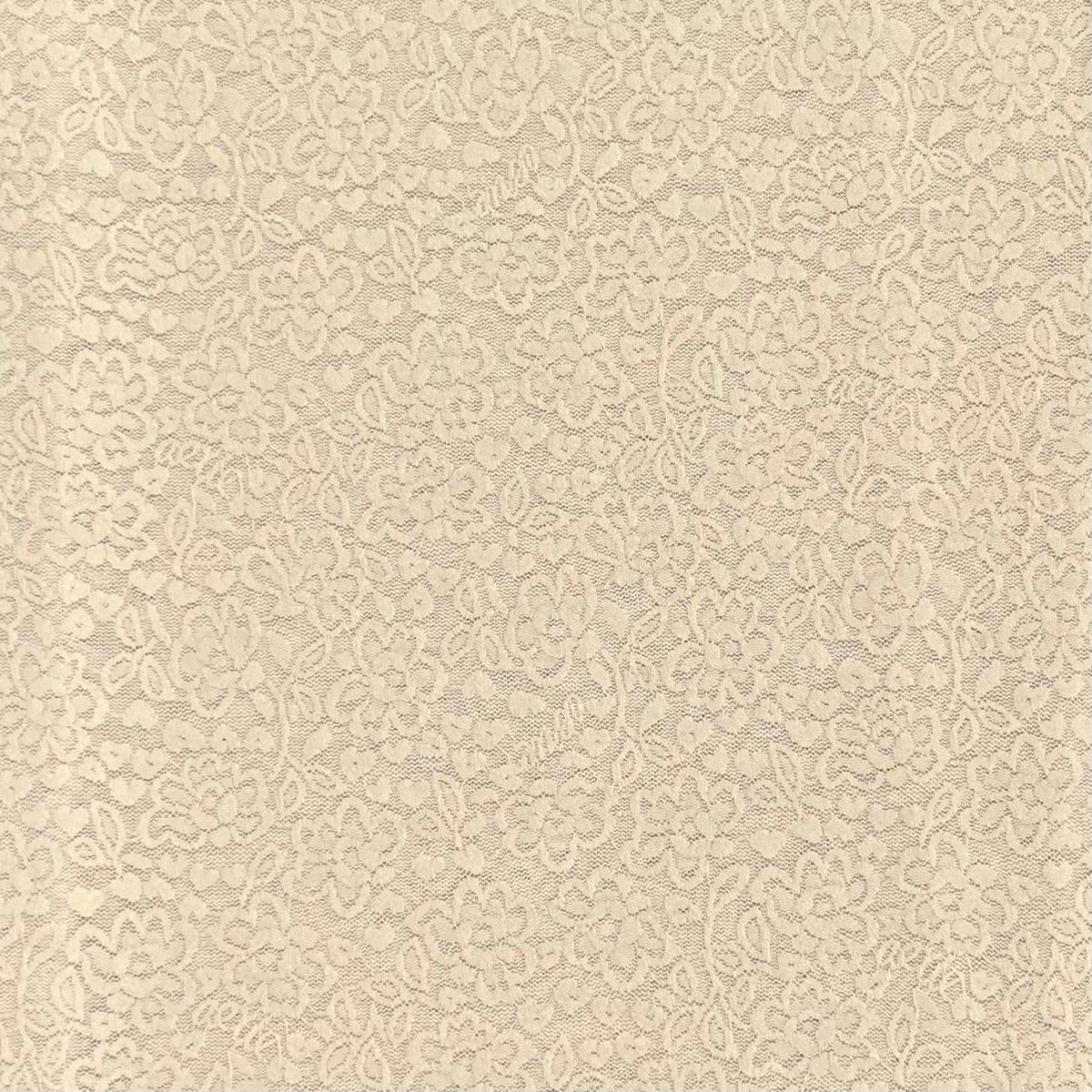 Pound A Metre 3 Metres Soft Lace Jersey 55” Wide- (Beige)