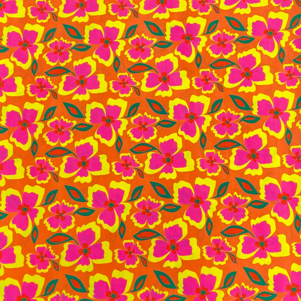 Pound A Metre 3 Metres Soft Touch Japanese Printed Crepe - 45" Wide (Floral)